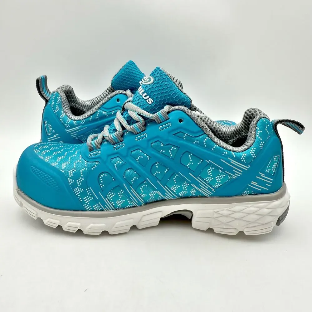 Nautilus Safety Footwear Womens Stratus CT Work Sneakers US 5 M EU 36 Blue EUC